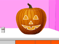 Making Halloween Pumpkin